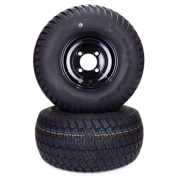 (2) Super Turf Tire Assemblies 18x9.50-8 Fits Toro Timecutter 50" 139-5847
