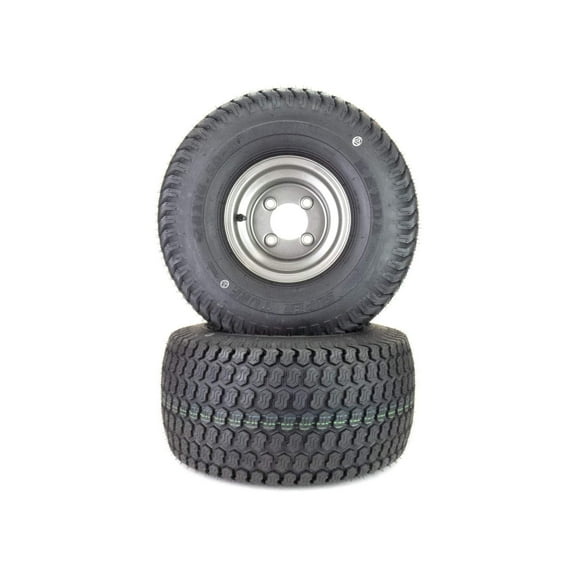 (2) Super Turf Tire Assemblies 20x10.50-8 Fits Toro GrandStand 48" 52" 103-7574