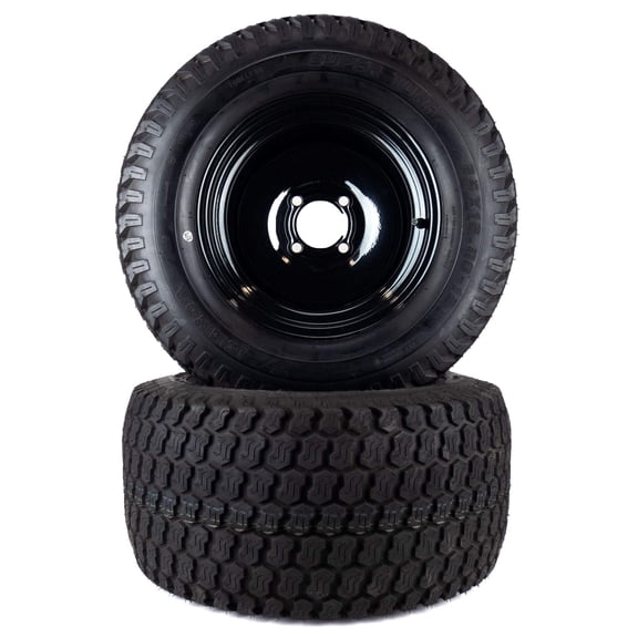 (2) Super Turf Tire Assemblies 24x12.00-12 Scag Patriot Tiger Cat II 61" 486291