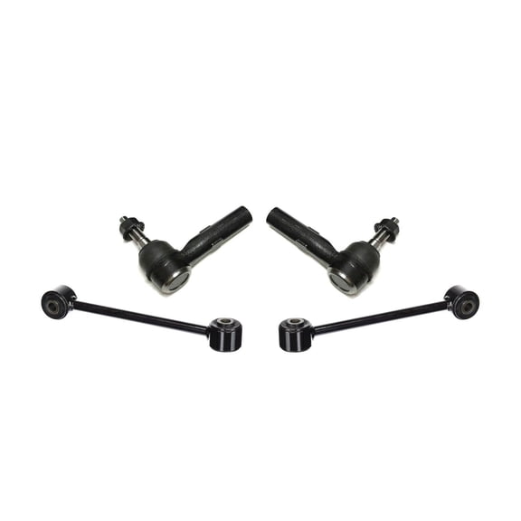 2 Sway Bar Links + 2 Outer Tie Rod Ends Front Suspension 4 Pieces Set LH RH Fits select: 2005-2010 JEEP GRAND CHEROKEE, 2006-2010 JEEP COMMANDER