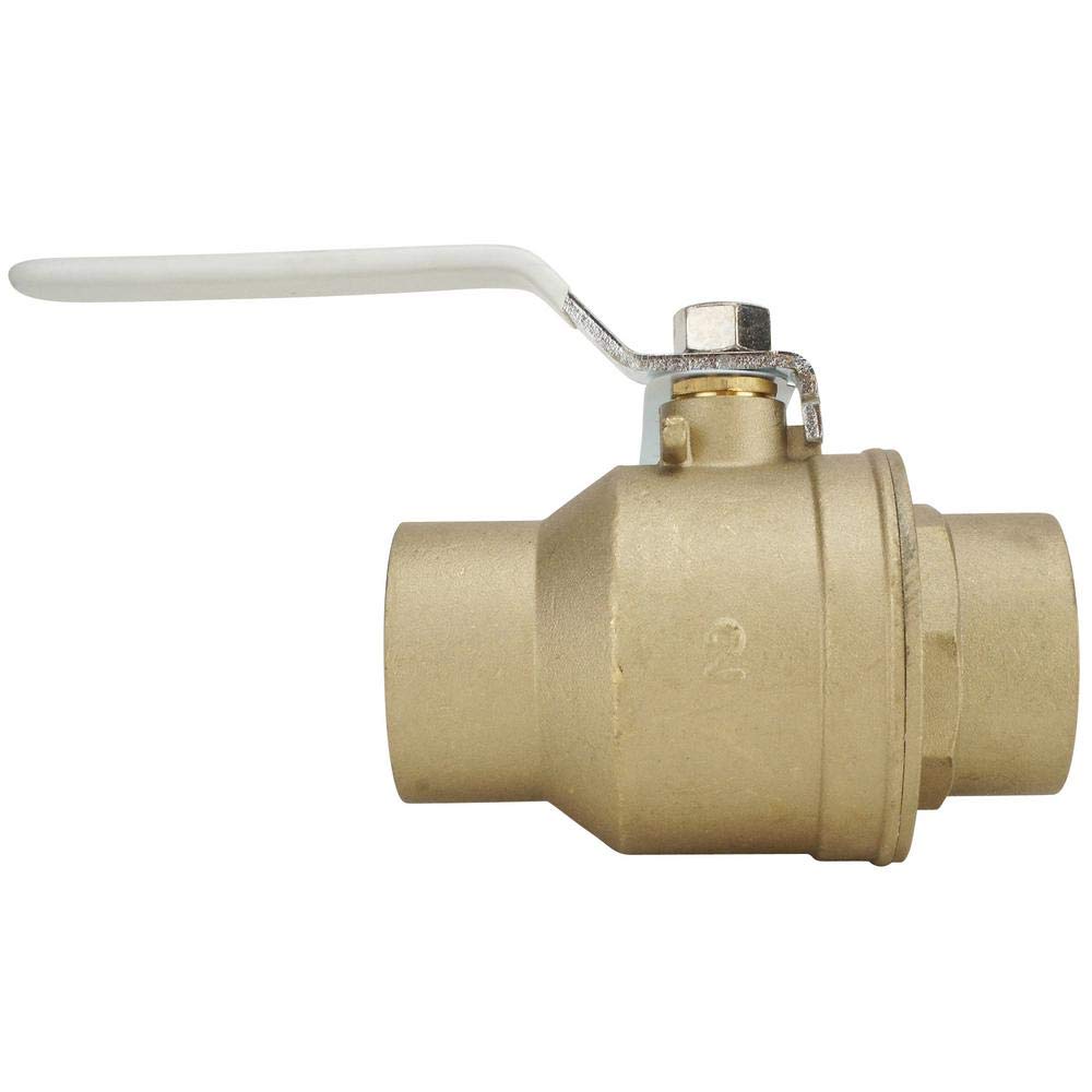 2" Sweat Brass Ball Valve Inline