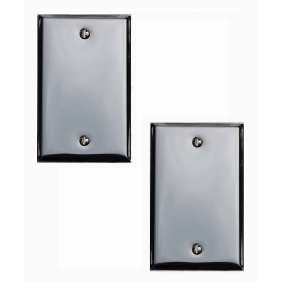 2 Switchplate Chrome Single Blank | Renovator's Supply
