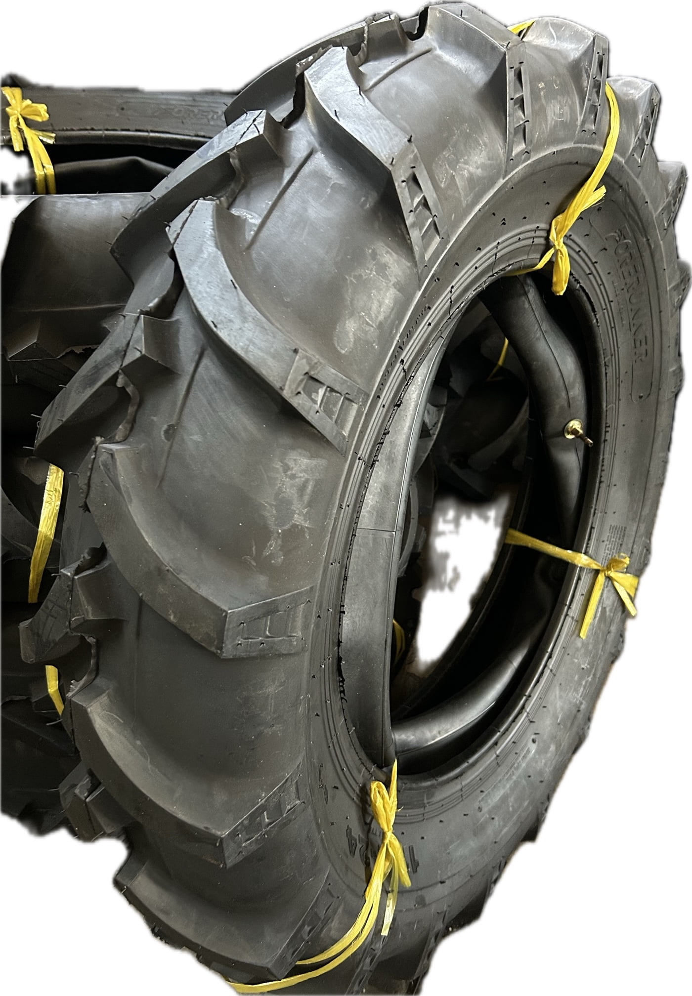 (2 TIRES+2 TUBES) 11.224 8 PLY ROADGUIDER TRACTOR TIRES 11.2X24