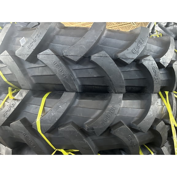 (2 TIRES+ 2 Tubes) 13.6-38 13.6X38 ROAD CREW R1 TRACTOR TIRES 12 PLY