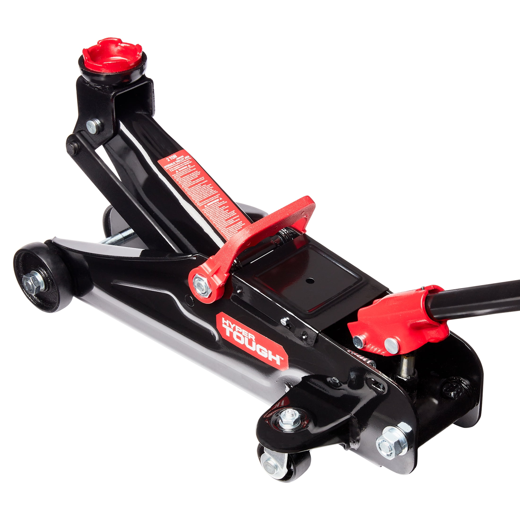 Hyper Tough T82011W Trolley Jack, Work for Sedan and Coupe, 2 Ton Black
