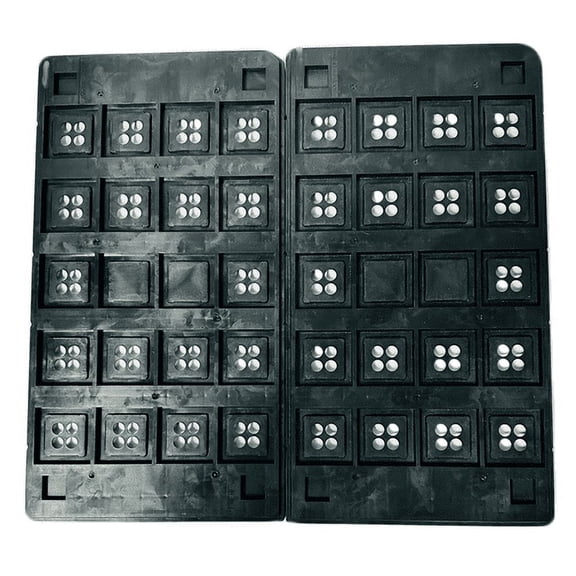 2 TRAYS LA-A43A Black CPU Trays