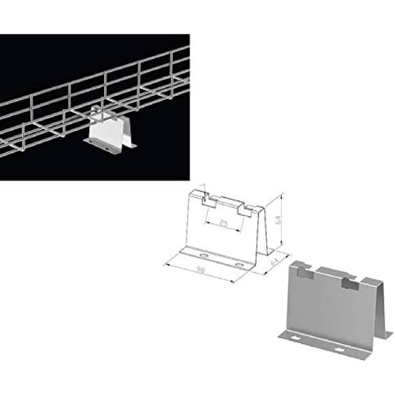 2" Tall Floor Tray Support Stand