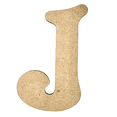 thumbnail image 1 of 2" Tall MDF Letter J | 1/4" Thick | Krafty Supply Letters | Beltorian, 1 of 2