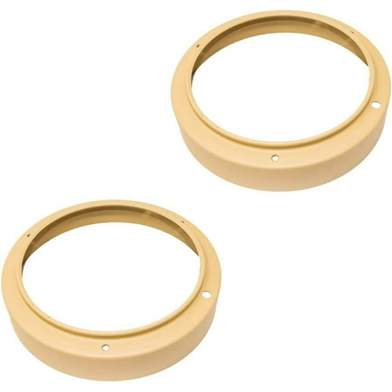 2 Tan Bezel Rings for All Military Headlights