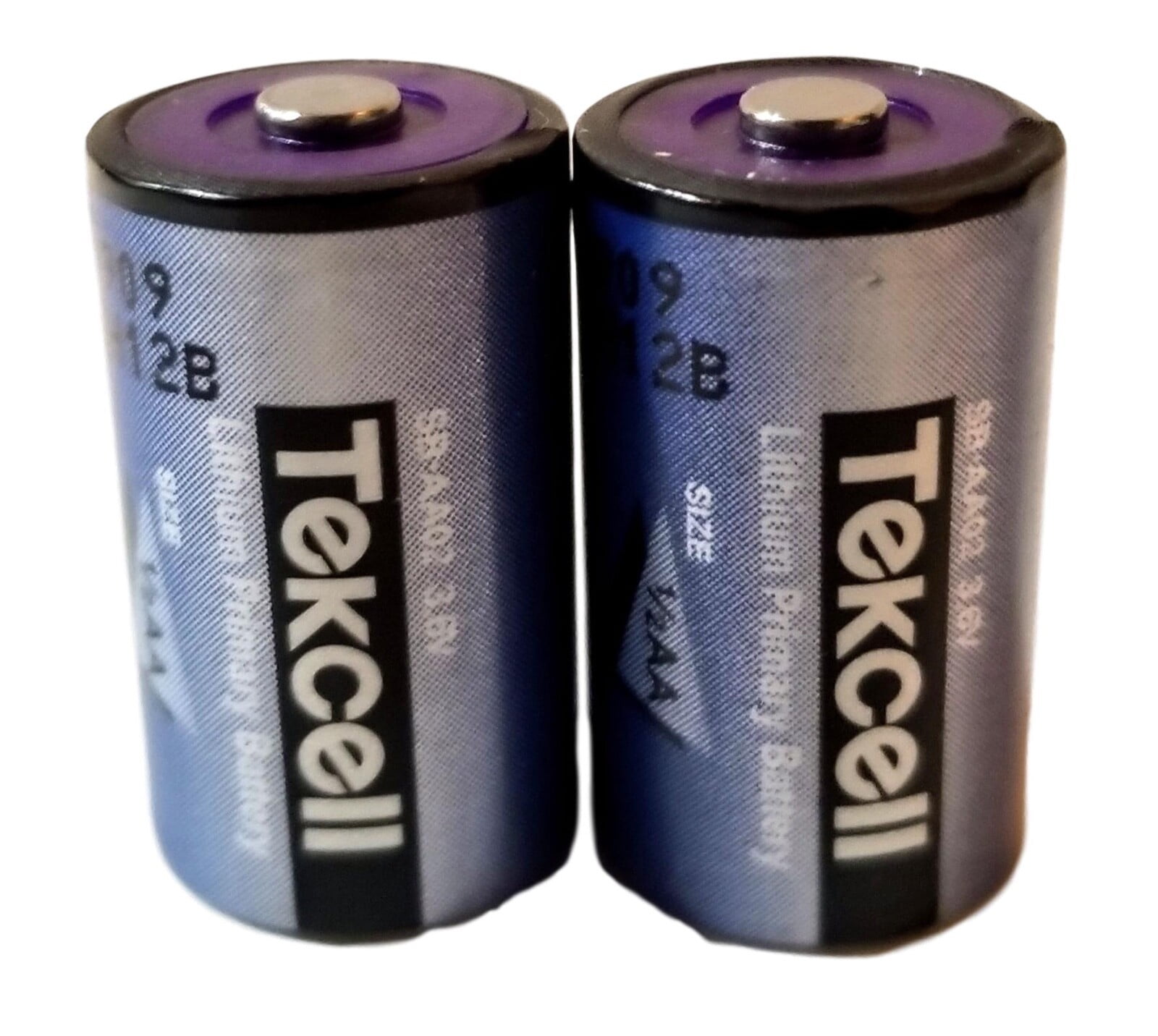 (2) Tekcell SB-AA02 3.6V 1/2AA Lithium Battery Replaces SAFT LS 14250