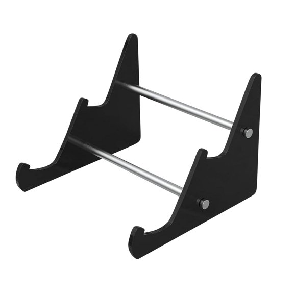 2 Tier Acrylic Mechanical Keyboard Display Stand, Removable Transparent Holder with Metal Cylinders, Multi-use Stand for Tablet Photo Frame and Collection