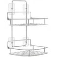 thumbnail image 1 of 2 Tier Bathroom Shelf Storage Wall Mounted Organizer Removable Basket for Toilet, 1 of 7