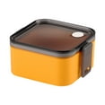 thumbnail image 1 of 2-Tier Bento Box with Lid-Microwave Safe Plastic Lunch Container,Leak-Proof Compartmentalized Meal Prep Box for Office, & Picnic, 1 of 2