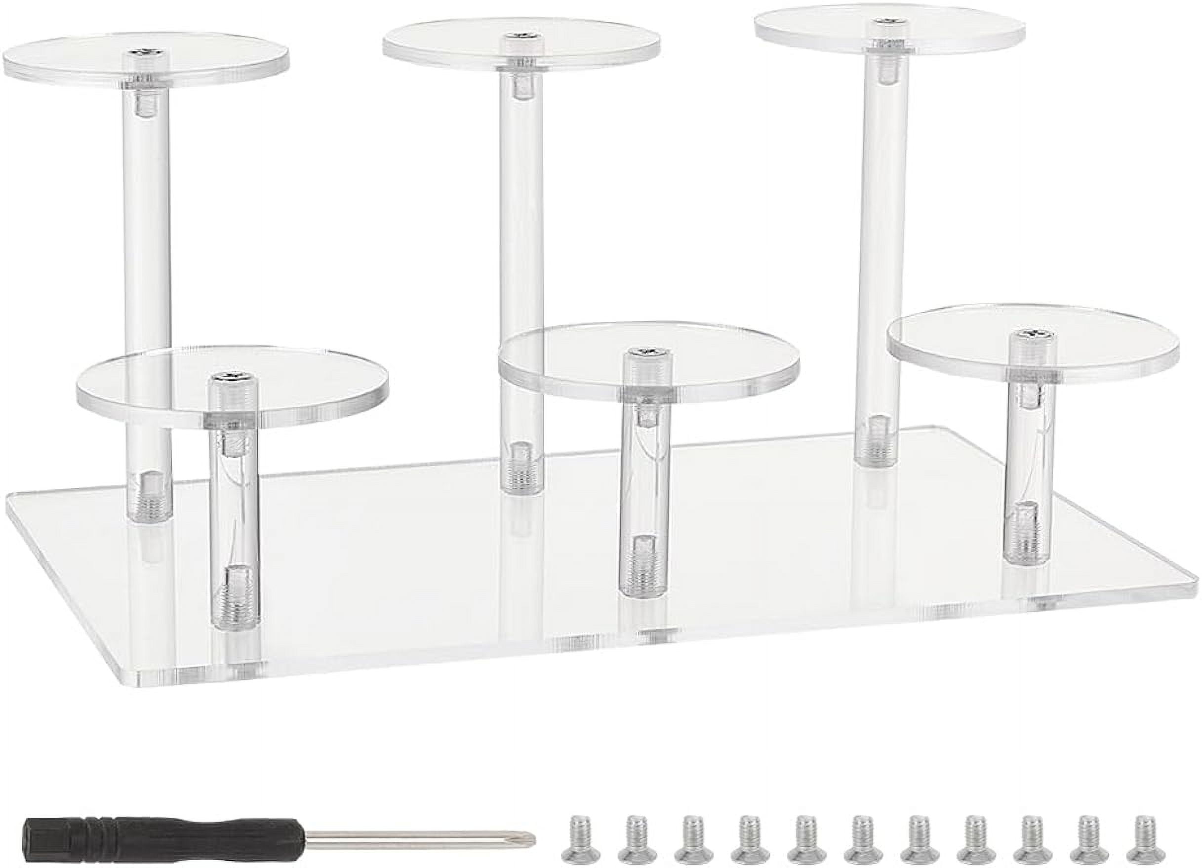 Necklace Stand Acrylic Janaden Perfume Organiser Display Stand, 4 ...