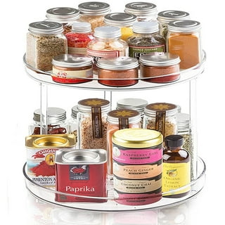 Lazy Susan Organizer Turntable - Rotating Spice Rack Metal Lazy Susan ...