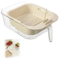 2-Tier Collapsible Colander With Stand & Phone Holder - Multifunctional ...