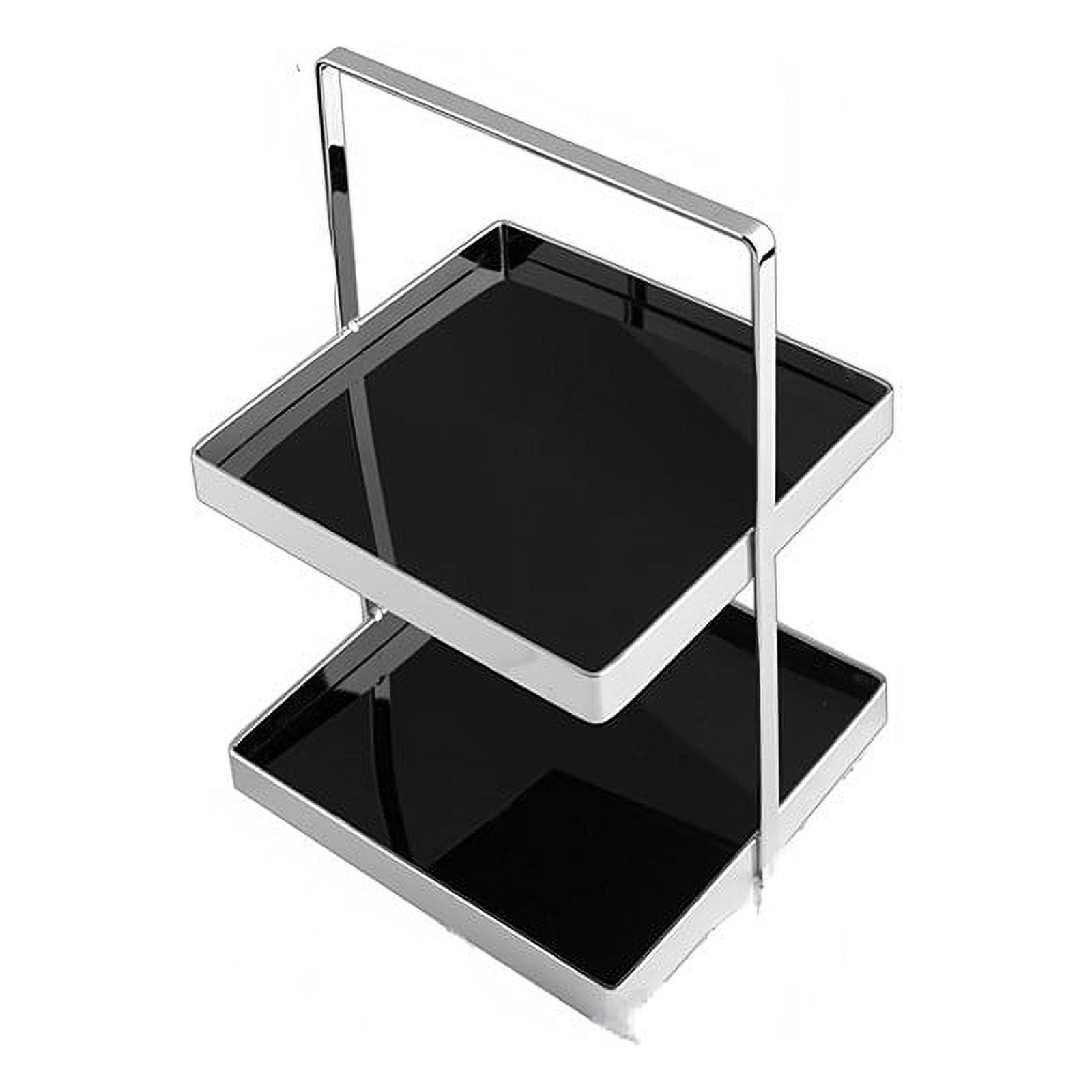 2Tier Countertop Organizer for Bathroom Counter Wood Bathroom