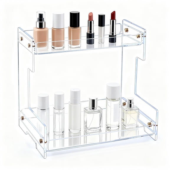 2 Tier Countertop Organizer Multi-Use Storage Shelf