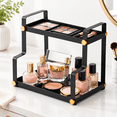 2 Tier Countertop Organizer Rack, Black 2 - Stainless Steel, for ...