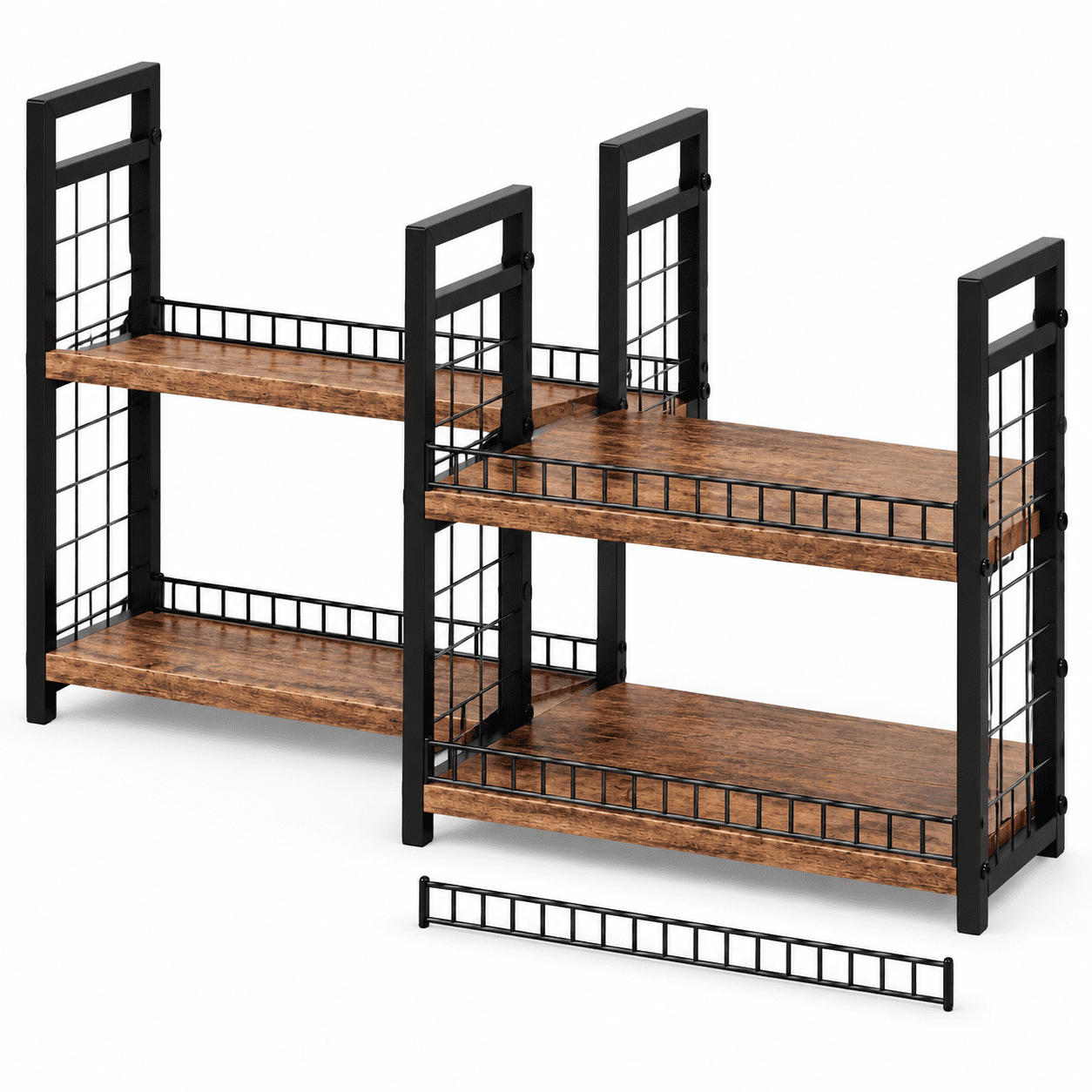 2-Tier DVD Rack, Video Game Storage with Detachable Door - Walmart.com