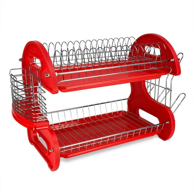 Red dish rack walmart hotsell