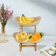 thumbnail image 1 of 2 Tier Fruit Basket Fruit Bowl for Kitchen Counter, Fruit Basket for Kitchen, Two Tier Fruit Bowl for Kitchen Counter Two Tier Serving Stand Decorative 2 Tier Fruit Stand, 1 of 7