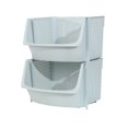 2 Tier Fruit Basket for Kitchen Counter Stackable Vegetable Storage