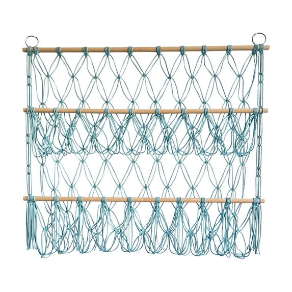 2 Tier Functional Storage Rack Large Capacity Organizer Net for Kids Nursery Preparatory Room and Childrens Bedroom Space Saving Solution