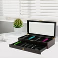 thumbnail image 1 of 2-Tier Knife Display Case Organizer Knife Display Case Knife Storage Box, 1 of 20