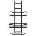thumbnail image 1 of 2-Tier Over-the-Door Shower Organizer – Rust-Resistant Metal Storage Rack for Bathroom Essentials, 1 of 6