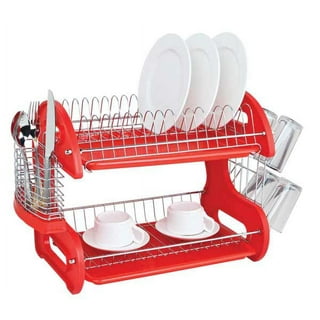 Red dish drainer walmart sale