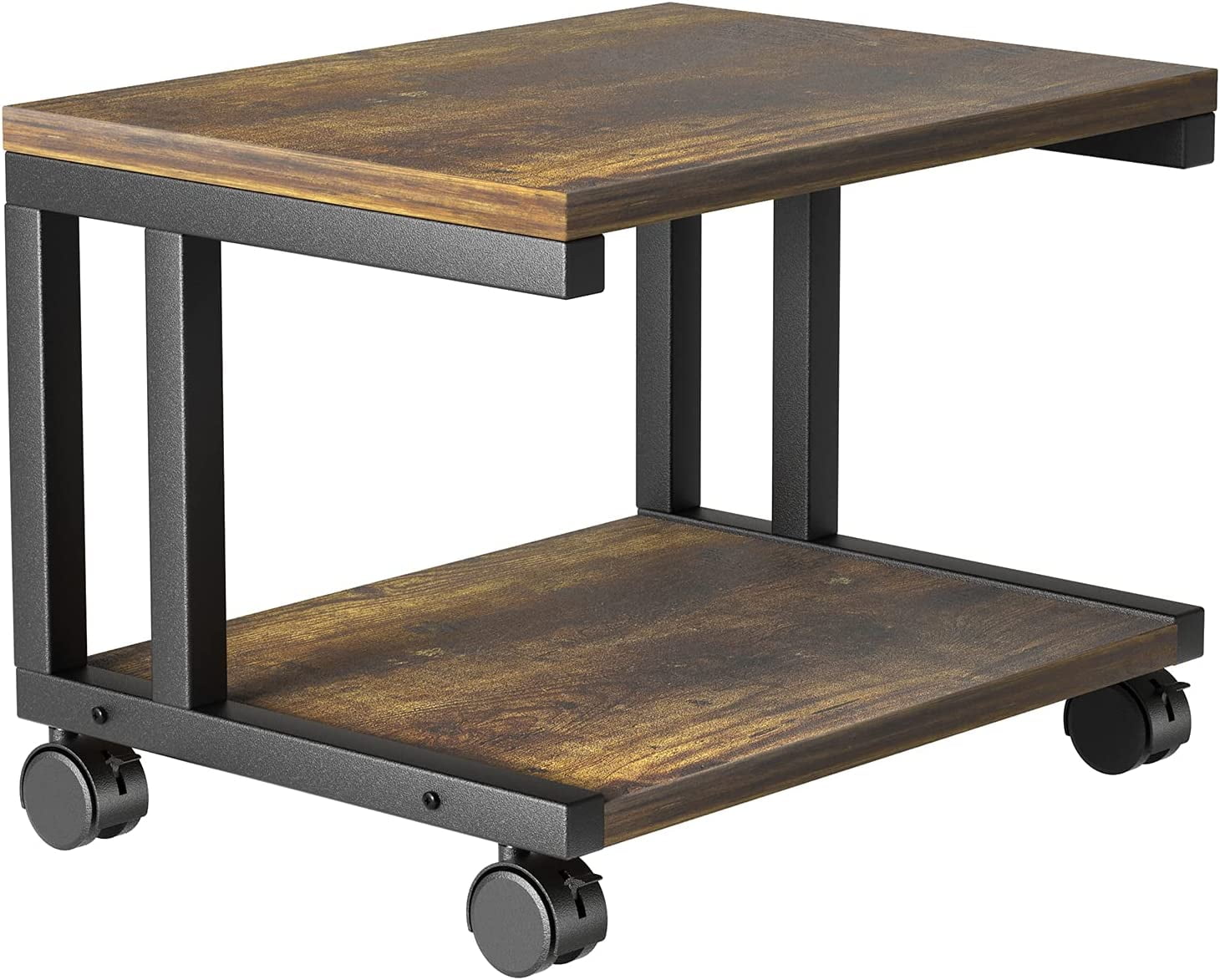 2-Tier Printer Stand Can Be Used As Desk Shelf Or under Desk Organizer