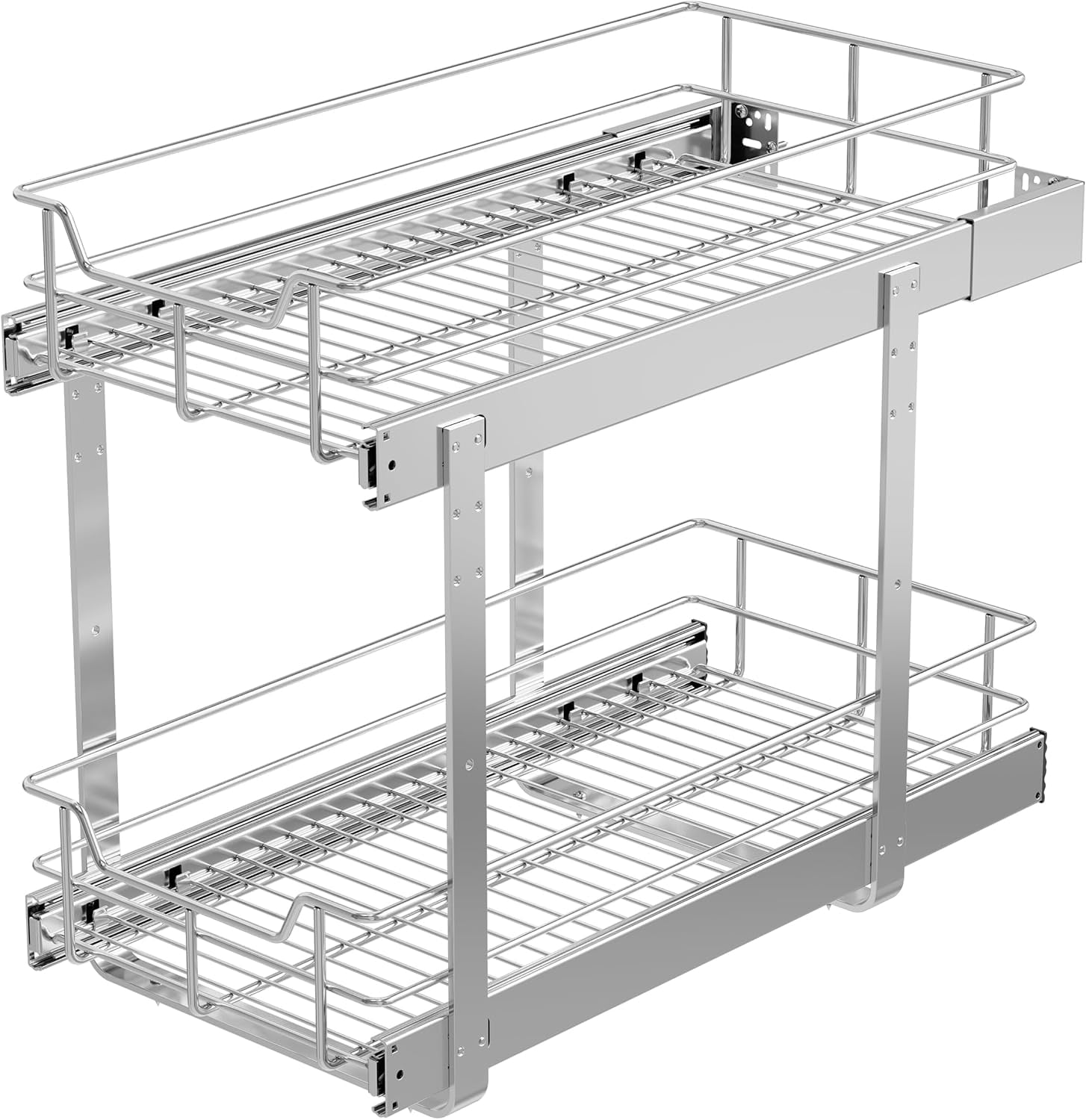 2 Tier Pull Out Cabinet Organizer 11