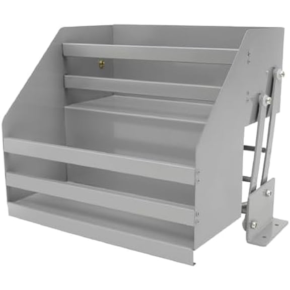 2-Tier Pull Down Shelf for Upper Cabinets, Pull Down Kitchen Cabinet Organizer, Heavy Duty Drop Down Sliding Shelf for Kitchen Appliance Lift Upper Cabinet$$Home Decor, Kitchen, & Other