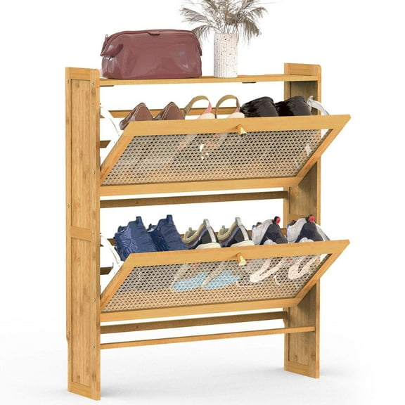 2-Tier Shoe Cabinet