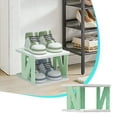 thumbnail image 1 of 2-Tier Shoes Stand for Entrance Door, Narrow Shoe Shelf for Closet Cool Shoe Storage, Shoe Racks for Closets Outdoor Shoe Rack,A, 1 of 6