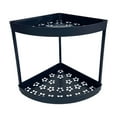 thumbnail image 1 of 2 Tier Shower Caddy Organizer Shelf Corner, Plastic Shower Rack Stands for Inside Bathroom, Bathtub, Storage Rack for Toiletries Bathroom Corner(Black), 1 of 6