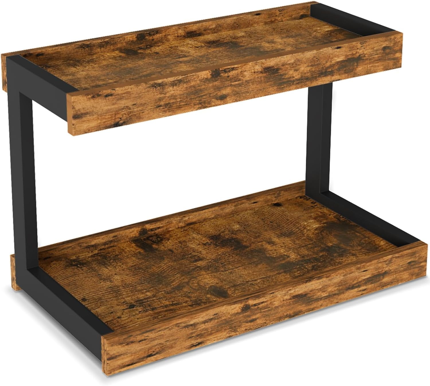 2 Tier Spice Rack Organizer for Countertop, 15.8''L Coffee Station ...