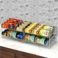 thumbnail image 1 of 2 Tier Stackable Can Rack, Silver, 2 Pack - Organize Cans & Jars, 1 of 8
