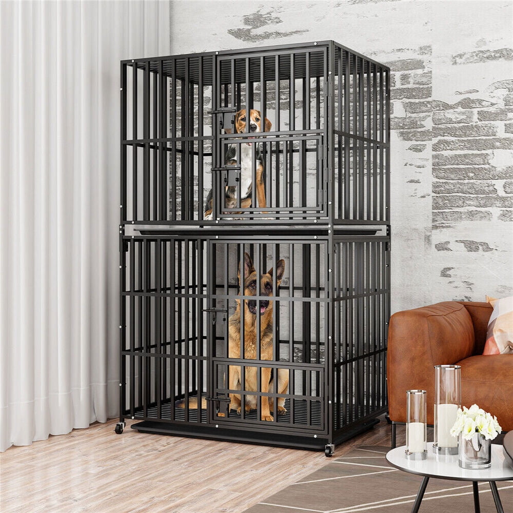 Two tier dog crate new arrivals
