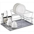 thumbnail image 1 of 2 Tier Stainless Steel Dish Rack,, 1 of 1
