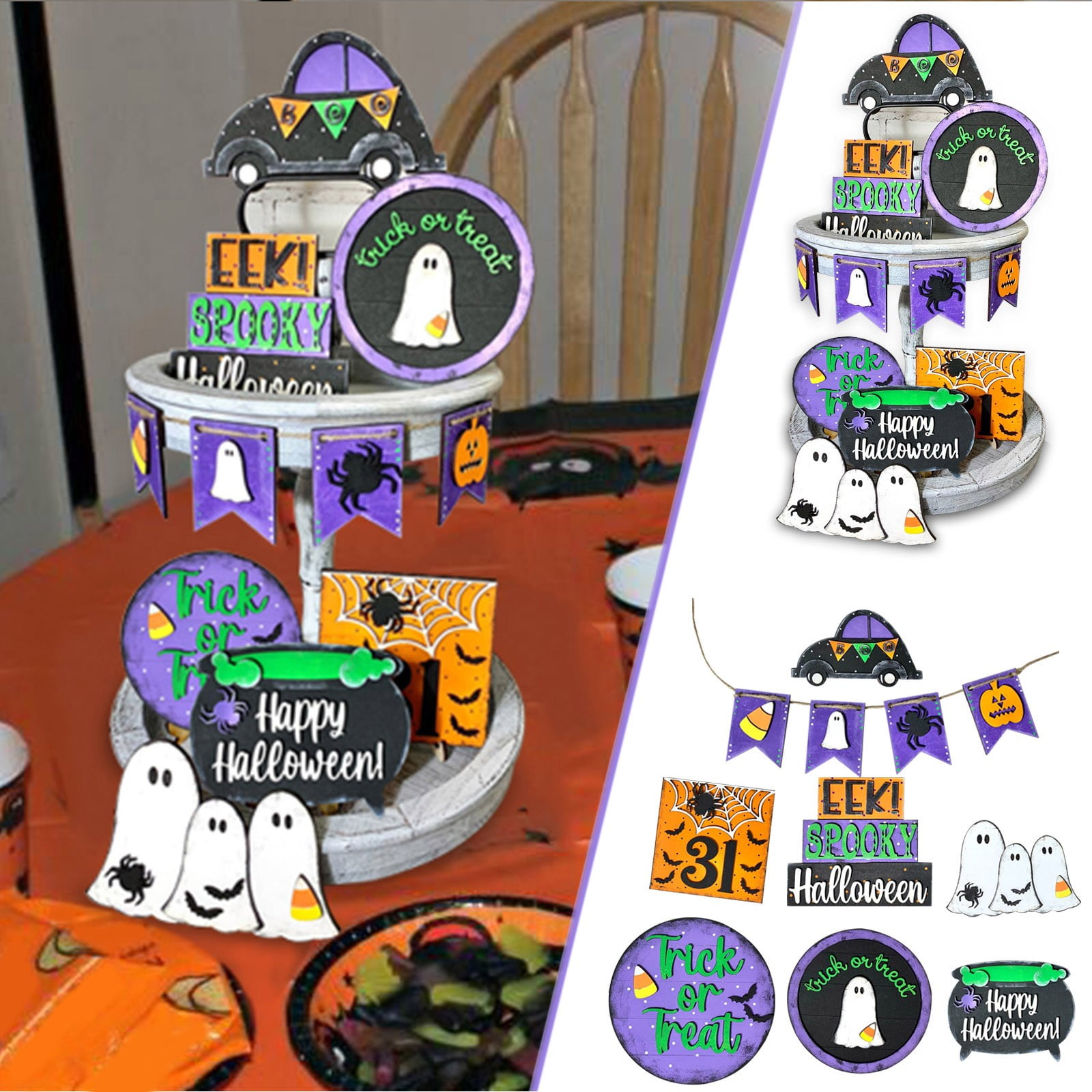 2 Tier Stand Metal Serving Trays Bulk Tie Stand Kitchen Coffee Bar Tie