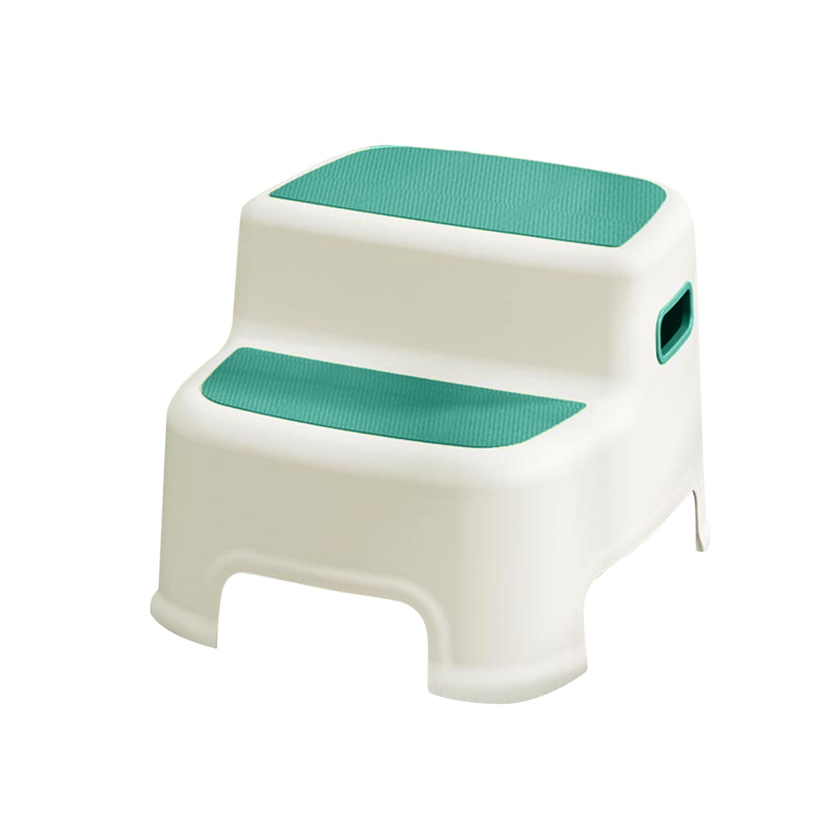 2-Tier Step Stool with Non-Slip Soft Grip Pads, 1PC Sturdy Two-Step ...