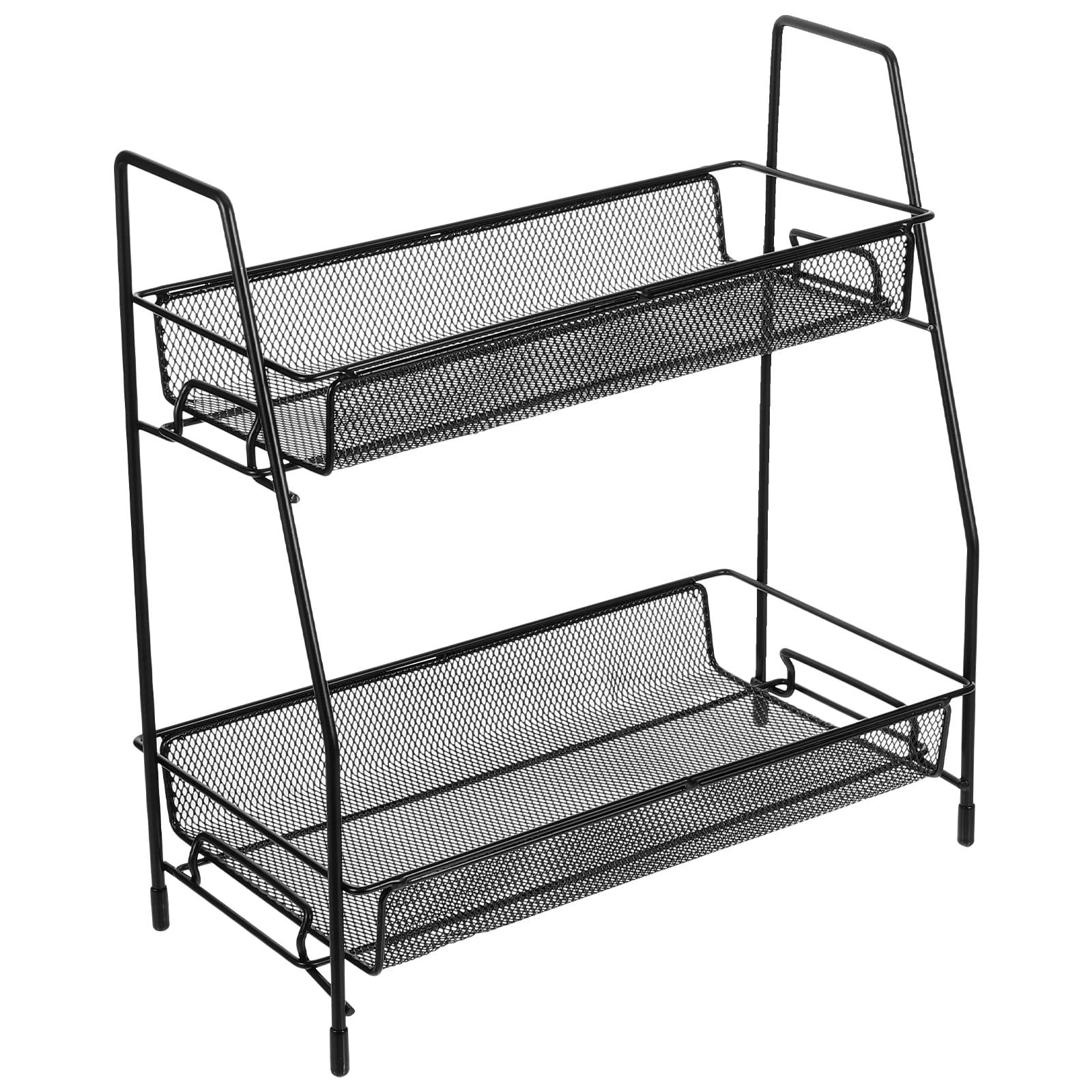 2 -Tier Storage Rack 2- Kitchen Shelf Bathroom Tabletop Organizer ...