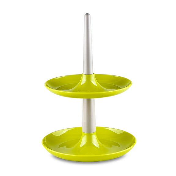 2 Tier Storage Tray Detachable Cake Snacks Wedding Birthday Party Display Stand