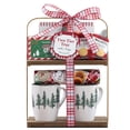 Holiday Gift Set: 2 Tier Tray with Classic Mugs - Walmart.com