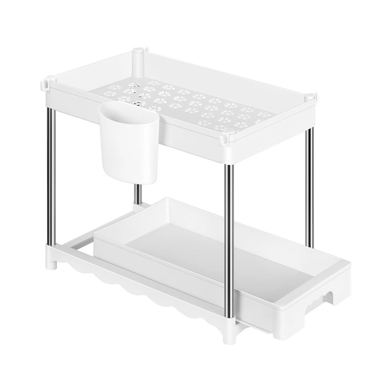 NEX™ 16 2-Tier Under Sink Organizer with Sliding Drawer