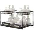 thumbnail image 1 of 2-Tier Wire Pull Out Cabinet Under Sink Organizer 10.7"x14.2" Drawer Basket 2PCS 10.7x14.2 in, 1 of 9