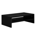 thumbnail image 1 of 2-Tier Wood Arm Riser Desk Storage Organizer 16.7 inch Computer Monitor Stand Clamp Desk TV Shelf Risers, 1 of 5