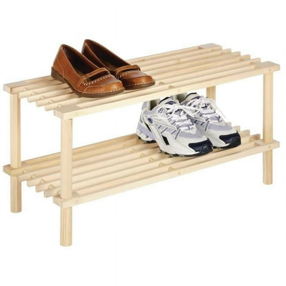 2-Tier Wood Shelf